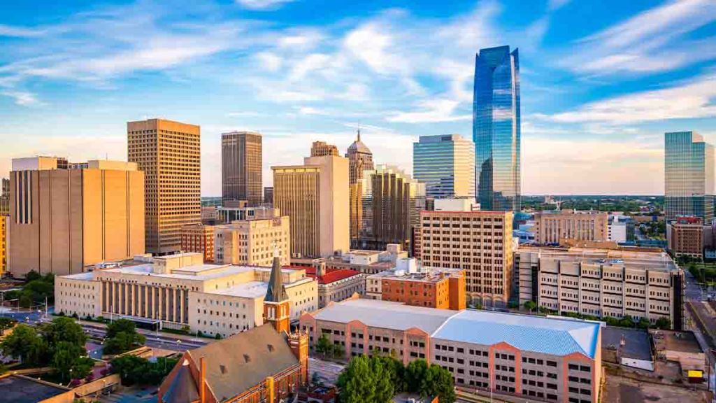 Oklahoma city skyline